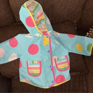 Matilda Jane Colorful Polka Dot Raincoat